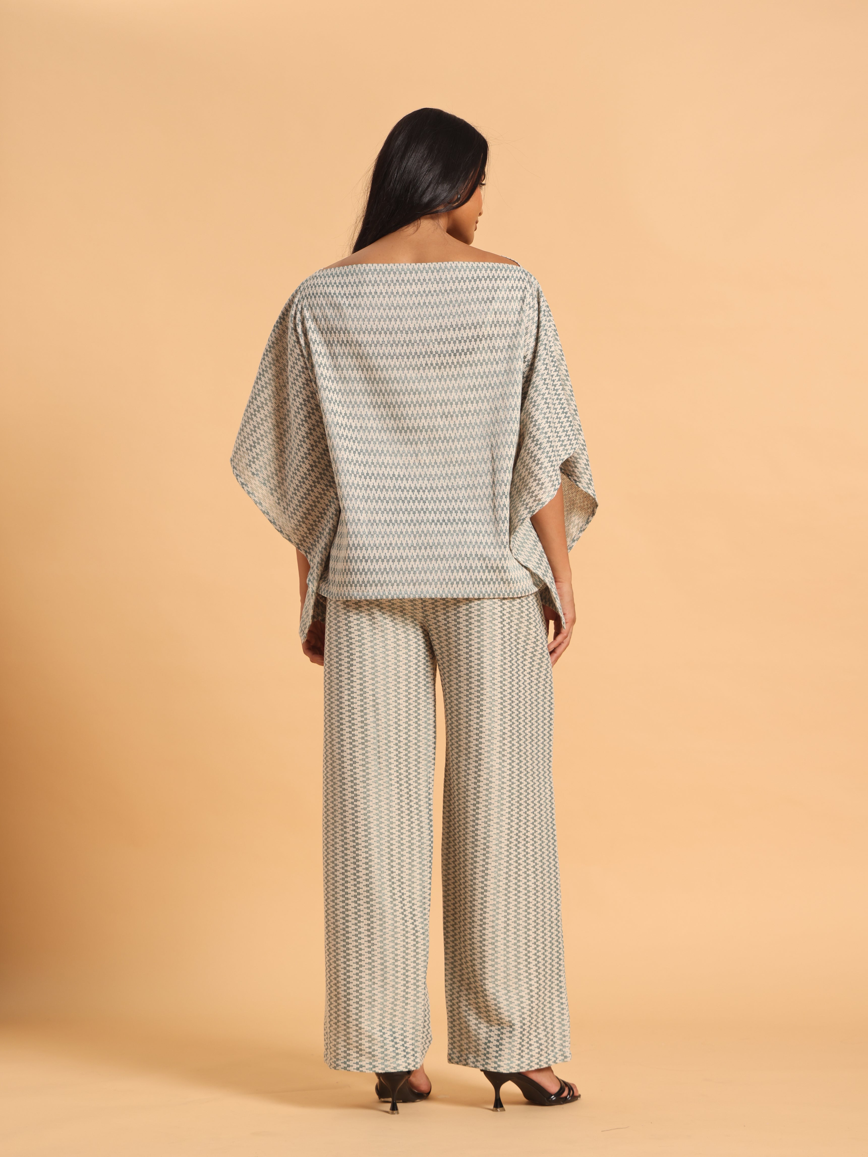 Missoni zig zag boat neck coord set