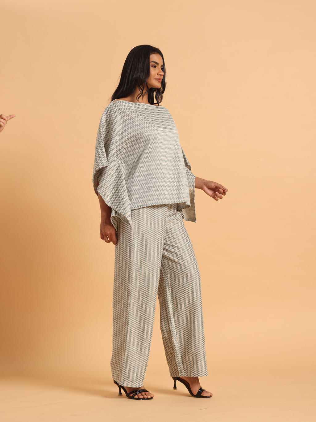 Missoni zig zag boat neck coord set