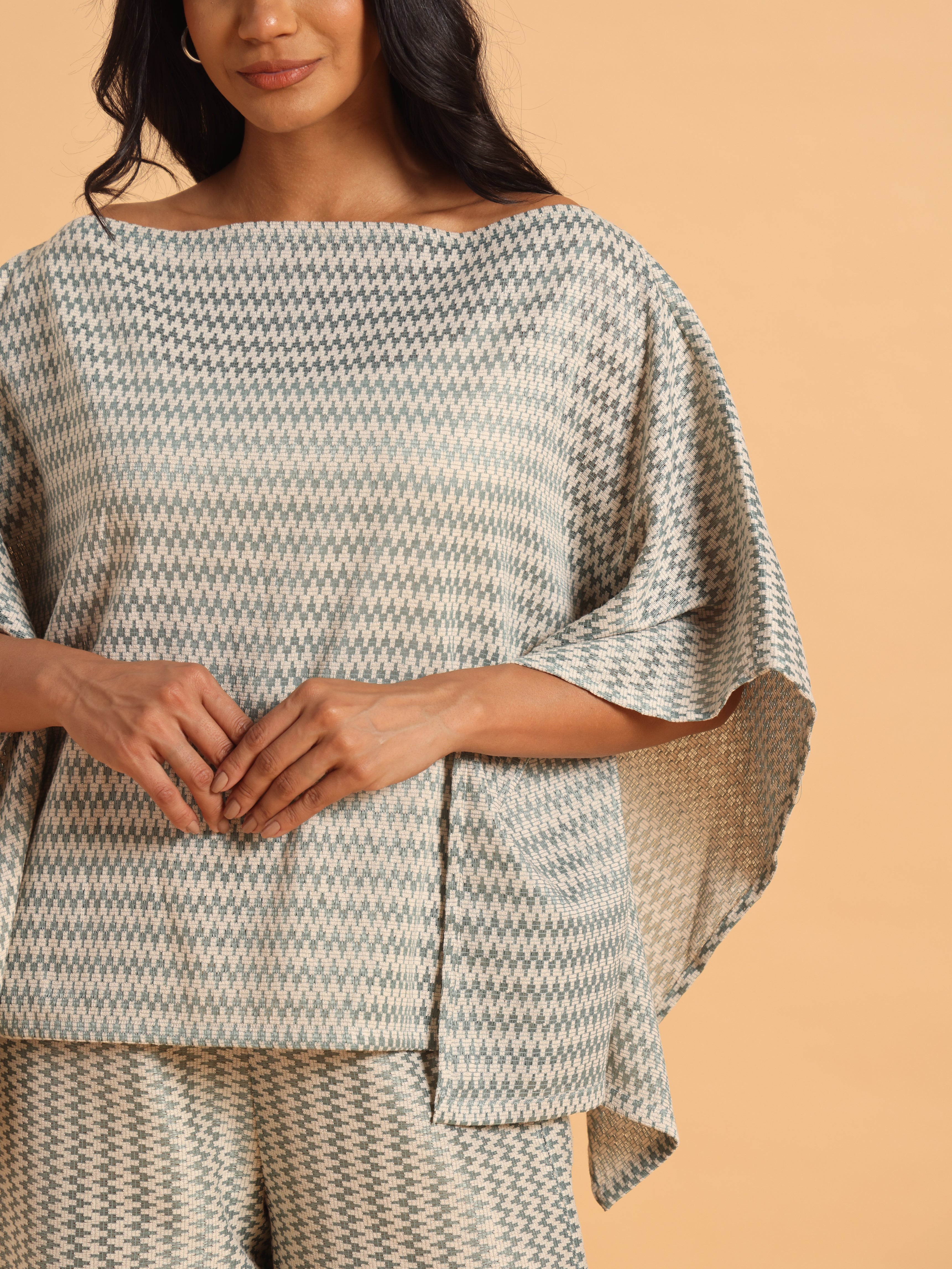 Missoni zig zag boat neck coord set