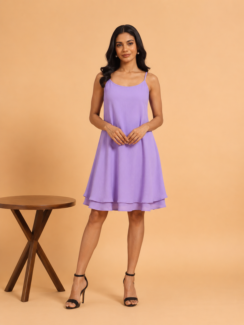 Lilac halter dress