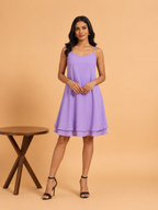 Lilac halter dress