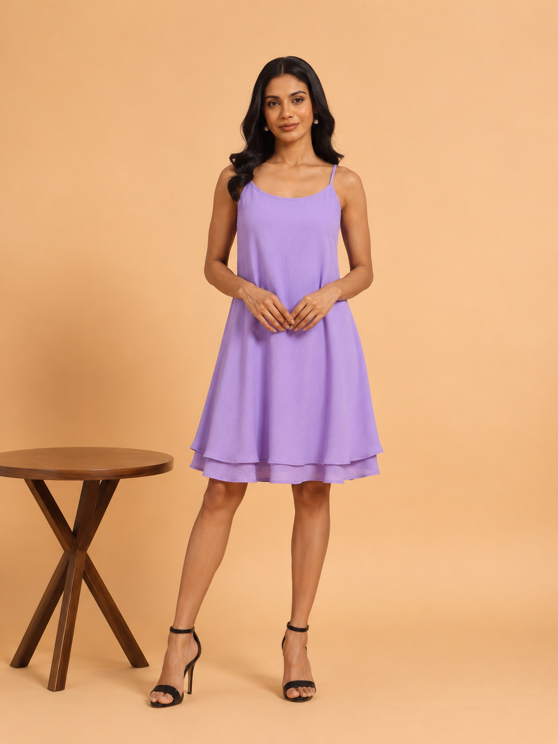 Lilac halter dress