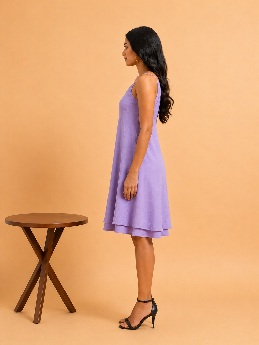 Lilac halter dress