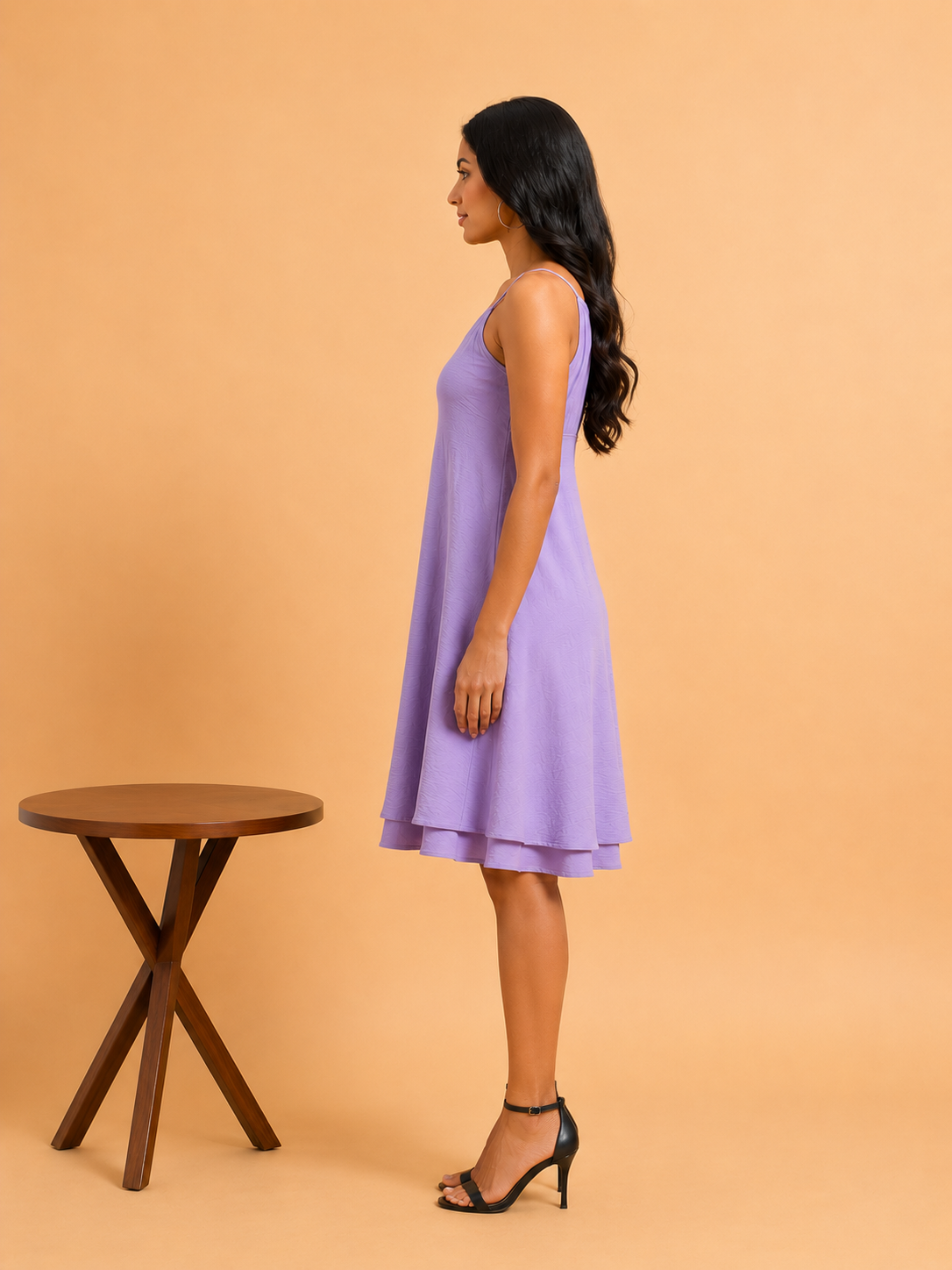 Lilac halter dress