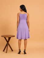 Lilac halter dress