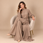 Taupe Draped Co-Ord Set
