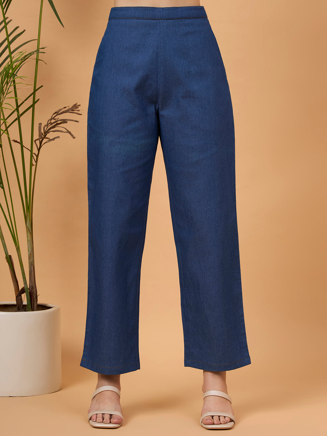 Blue denim coord set