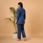 Blue denim coord set