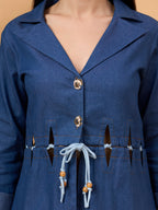 Blue denim coord set