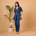 Blue denim coord set