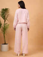 Light pink cotton coord set
