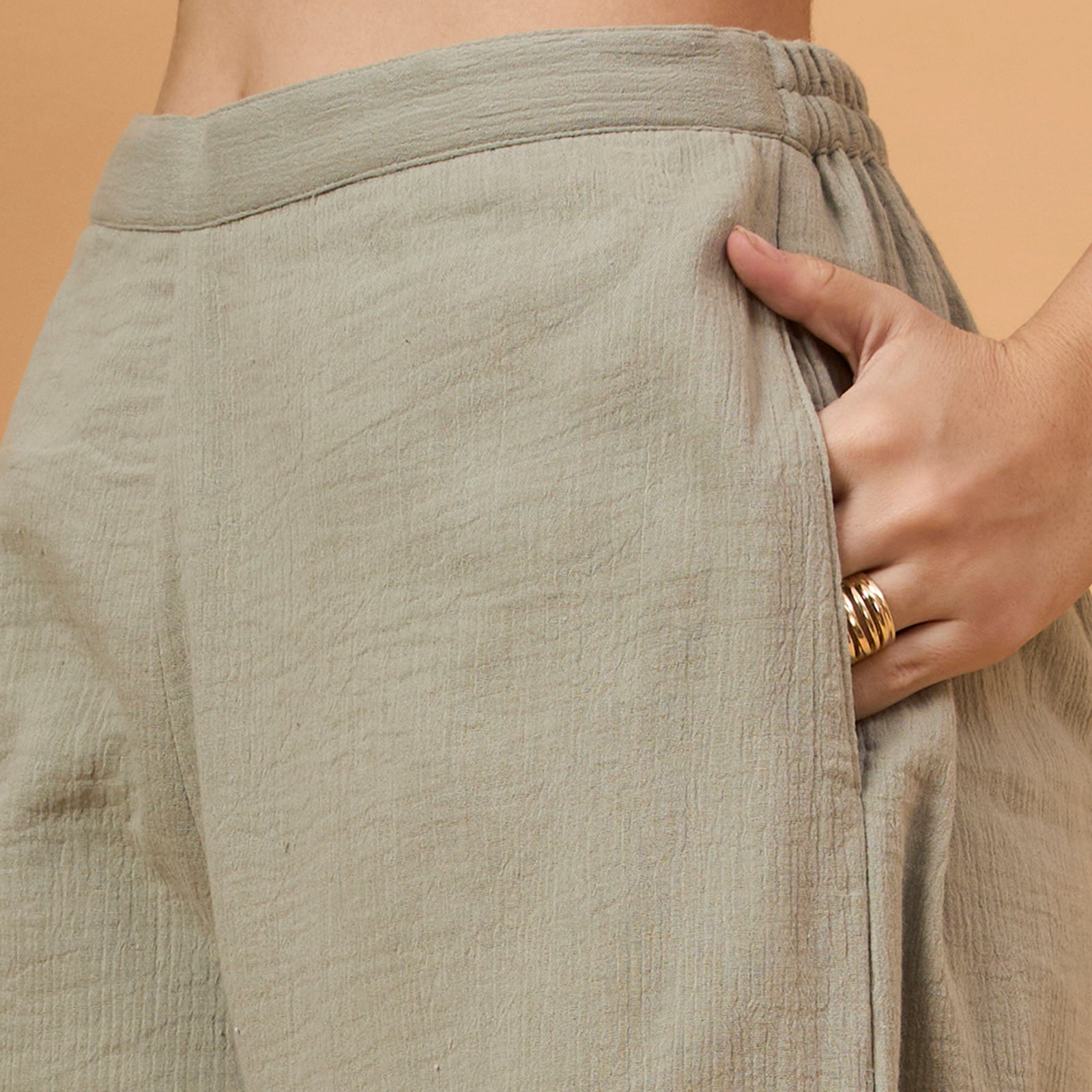 Olive green loungewear co-ord set
