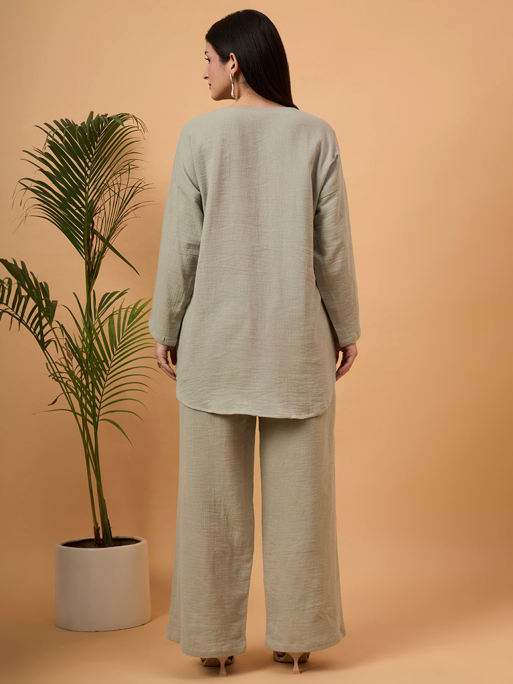 Olive green loungewear co-ord set