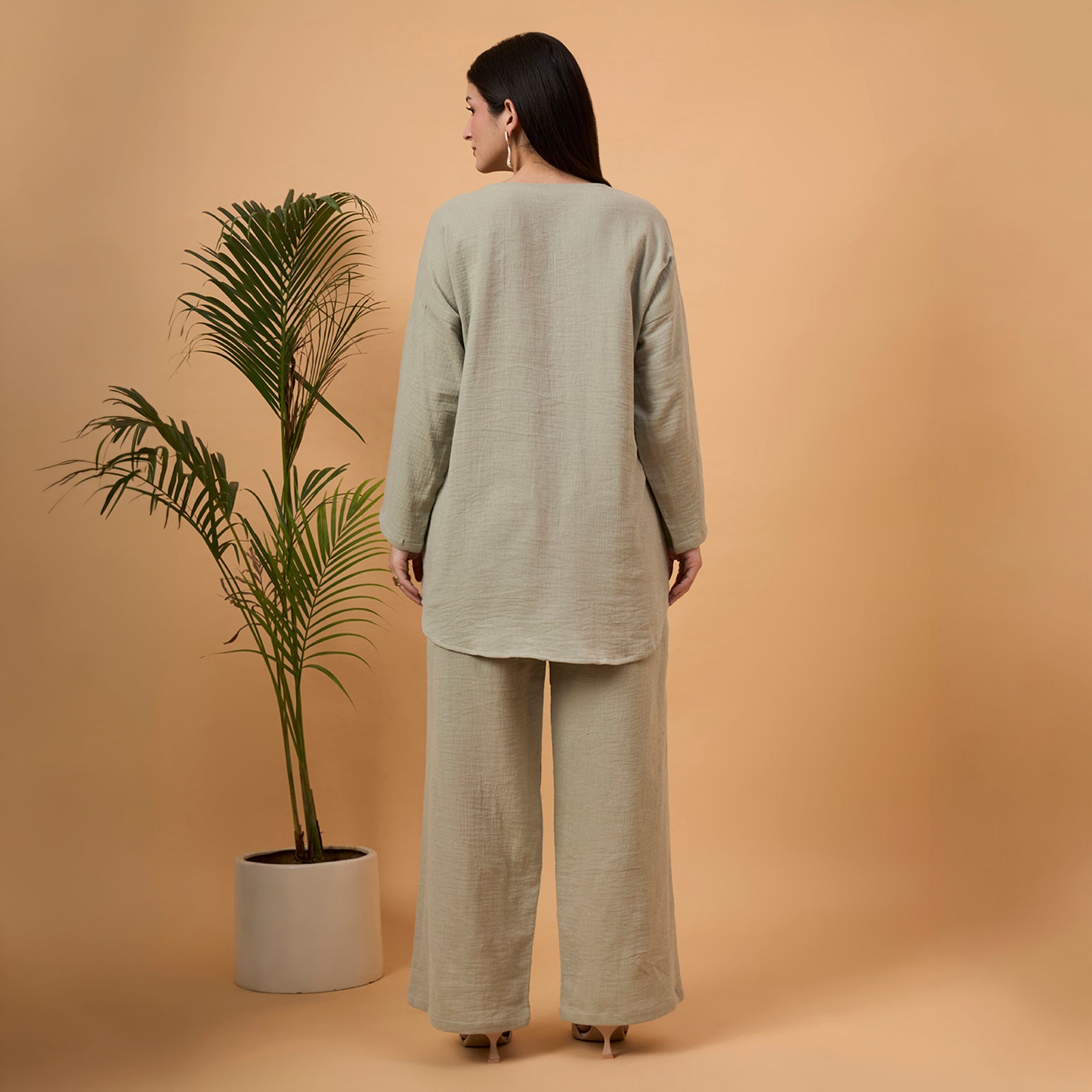 Olive green loungewear co-ord set