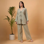 Olive green loungewear co-ord set