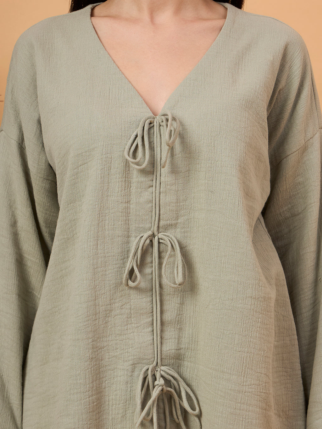 Olive green loungewear co-ord set