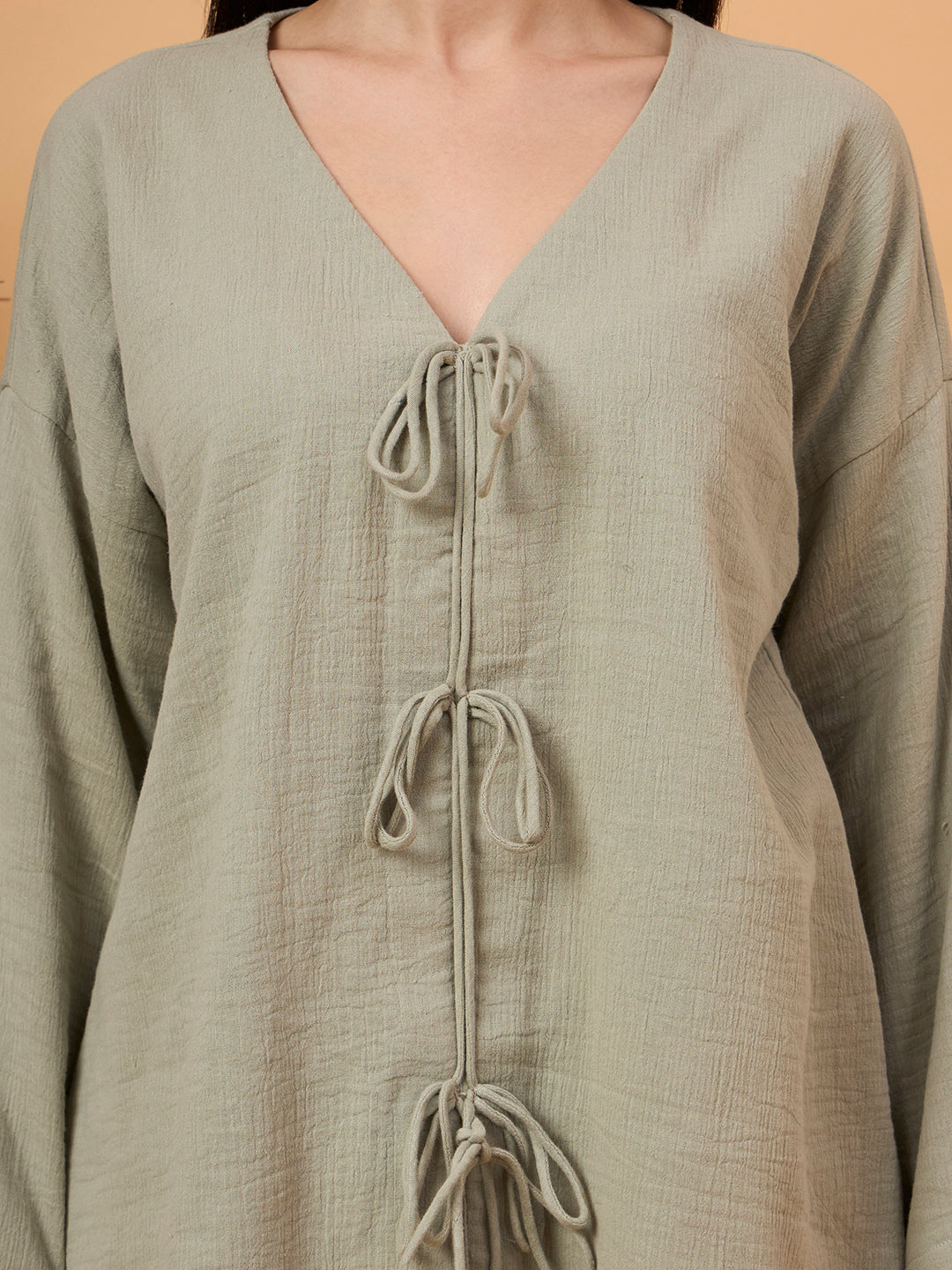 Olive green loungewear co-ord set