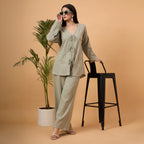 Olive green loungewear co-ord set