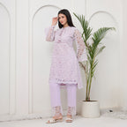 Lavender cutwork KP set with bag