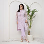 Lavender cutwork KP set with bag