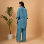 Collared Kurta Shirt coord set