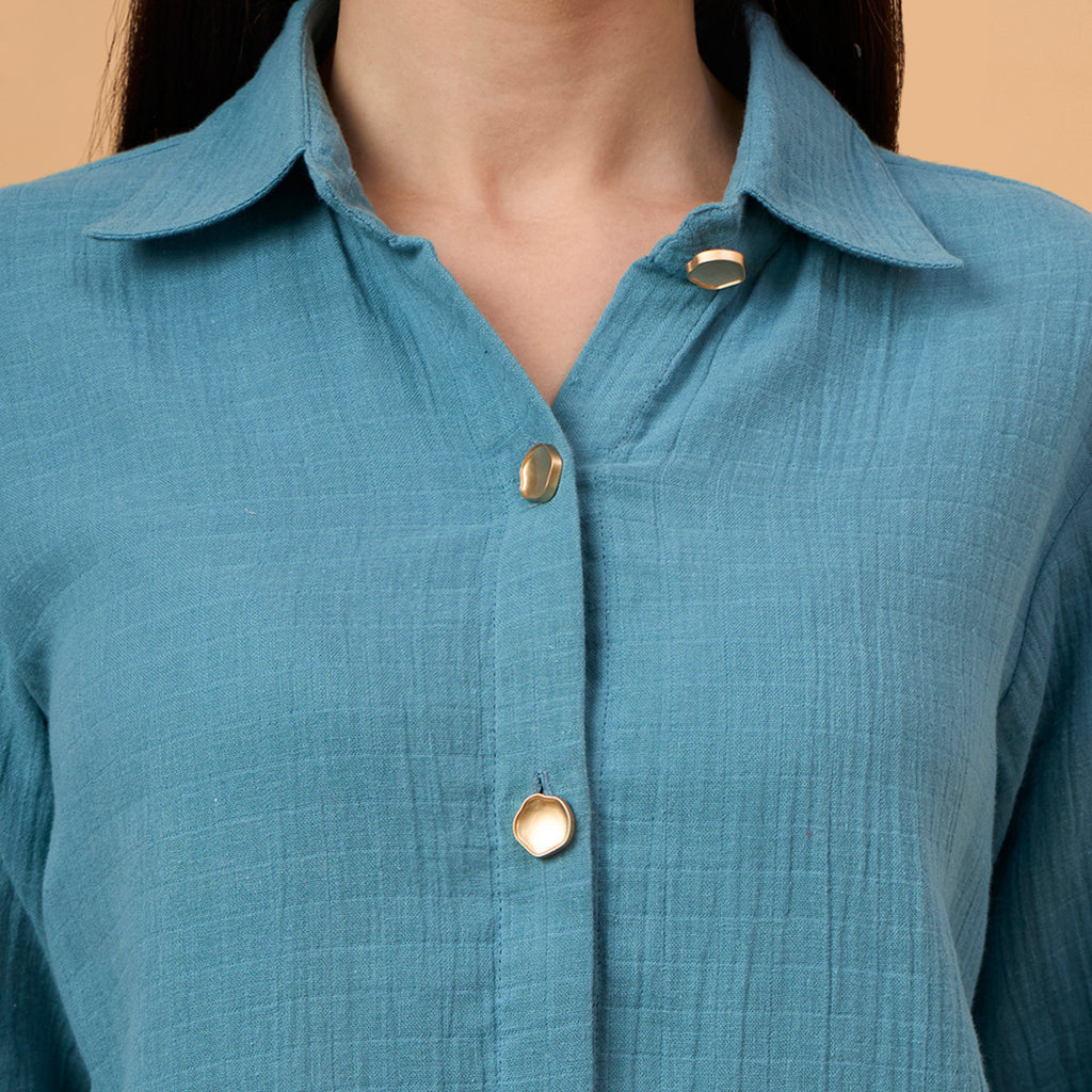 Collared Kurta Shirt coord set