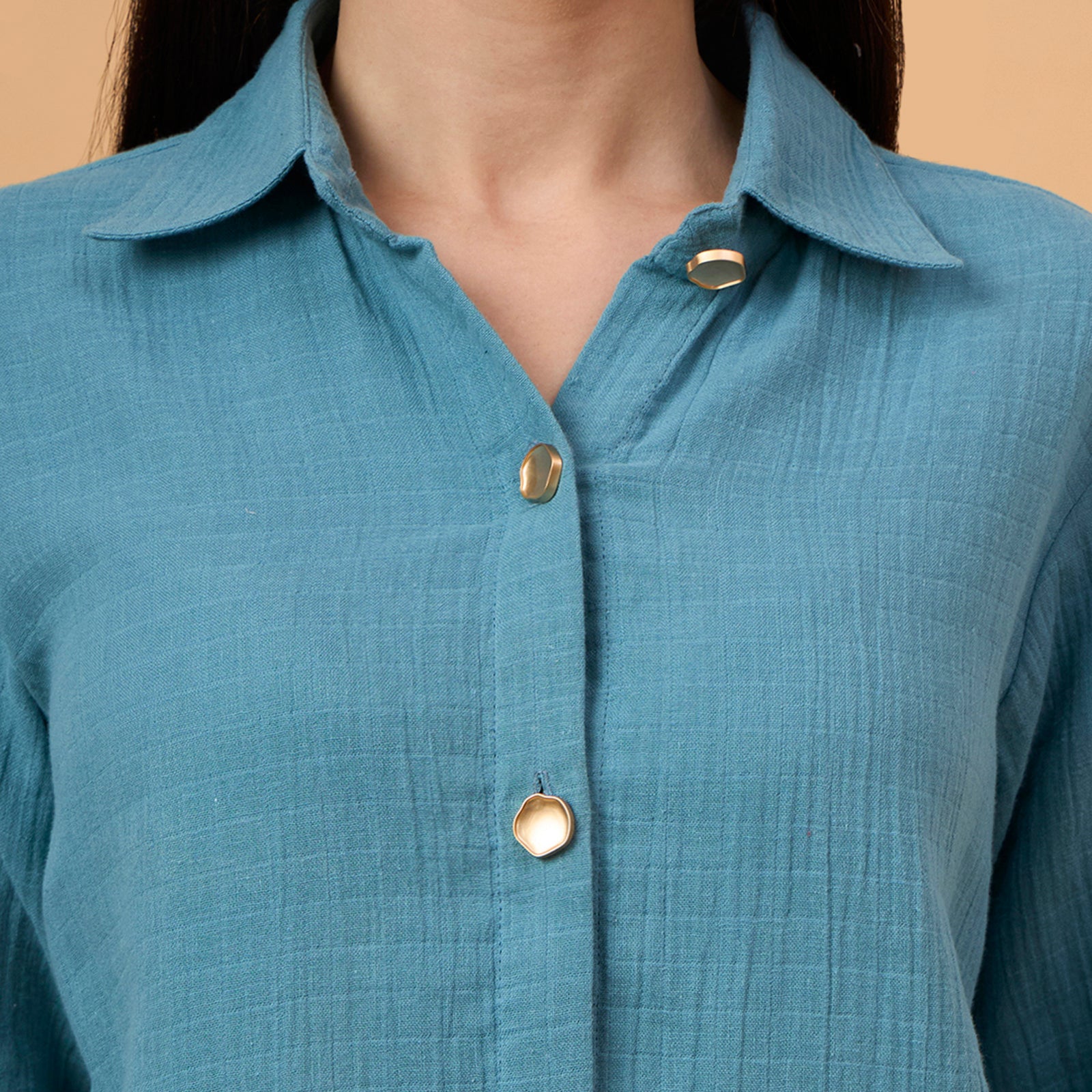 Collared Kurta Shirt coord set
