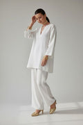 White Linen coord set