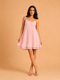 Peach halter dress